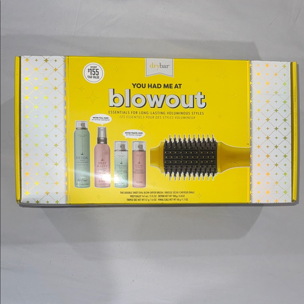 Drybar Blowout Kit with Yellow Accents